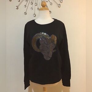NFL Black and Gold Women's Sweatshirt